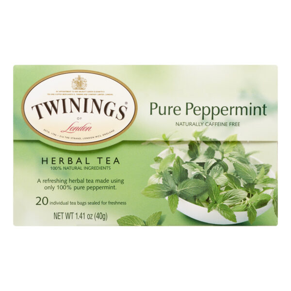 Twinings Pure Peppermint Tea (6x20 Bag) - Image 6