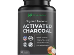 Whole Nature Organic Coconut Activated Charcoal Capsules,