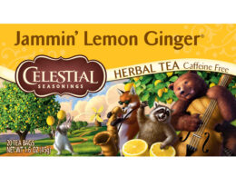 Celestial Seasonings Jammin' Lemon Ginger Herbal Tea (6x20 Bag)
