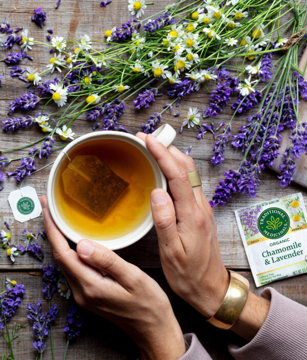 Traditional Medicinals Org Chamomile Classic Tea + Lavender (6x16 Bag) - Image 5
