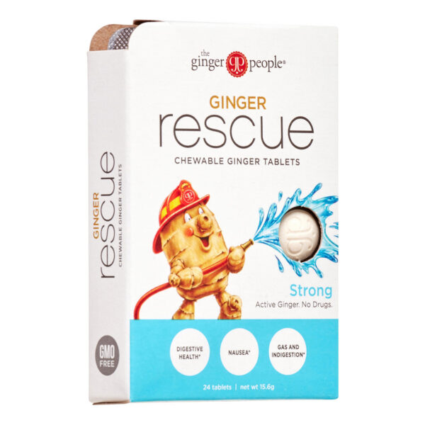 Ginger People Rescue Chewable Ginger Tablets 24 Tablets - Image 2