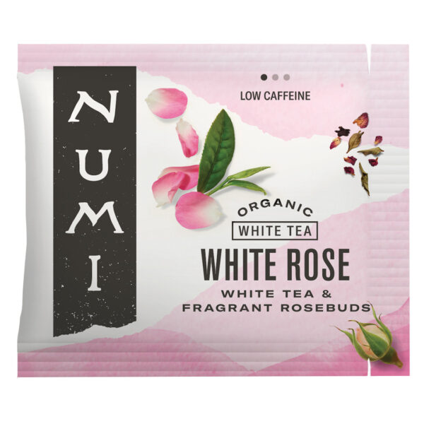 Numi Organic White Rose White Tea 16 Tea Bags (Pack of 6 Boxes) - Image 2
