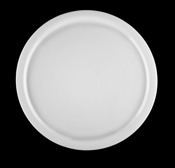 White Personal Pizza Plate 14" inch | 35.5 Cm - Image 5