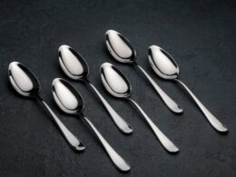 Dinner Spoon 8" inch | Set Of 6 In Colour Box