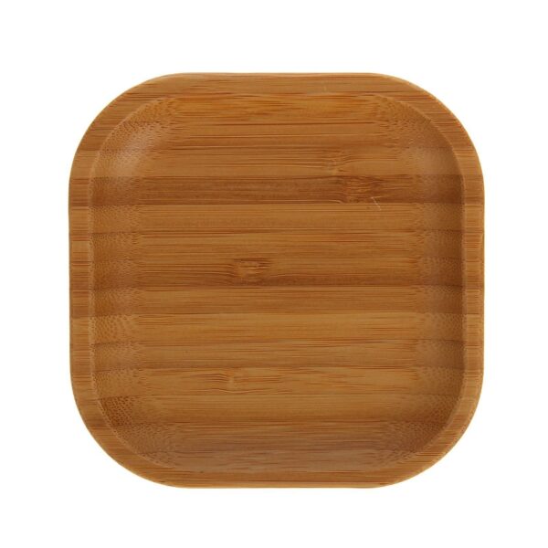 Set Of 12 Bamboo Square Plate 4" inchX 4" inch | For Appetizers