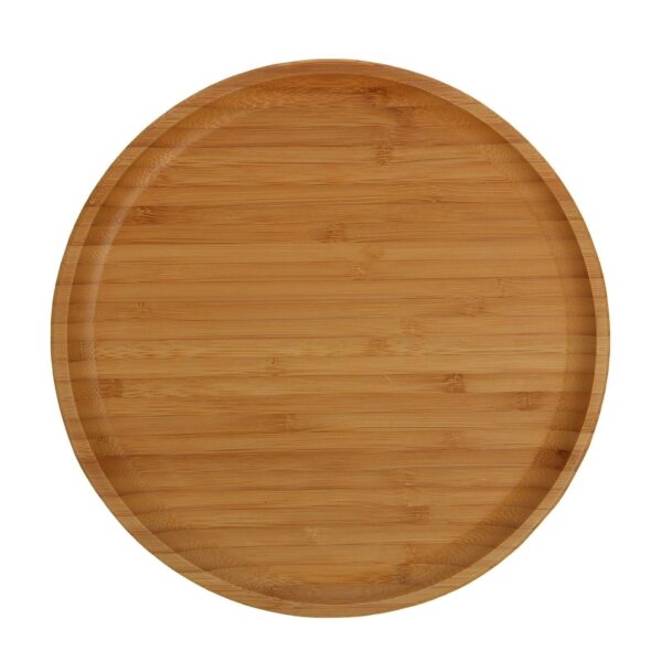 Fine Porcealim Fruit Vase With A10 Inch Bamboo Tray - Image 4