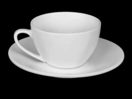 White 6 Oz | 180 Ml Cappuccino Cup & Saucer