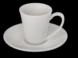 White 4 Oz | 110 Ml Coffee Cup & Saucer