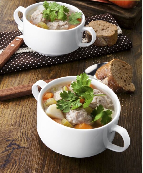 White Soup Cup 4" inch | 10 Cm 10 Fl Oz | 300 Ml - Image 4