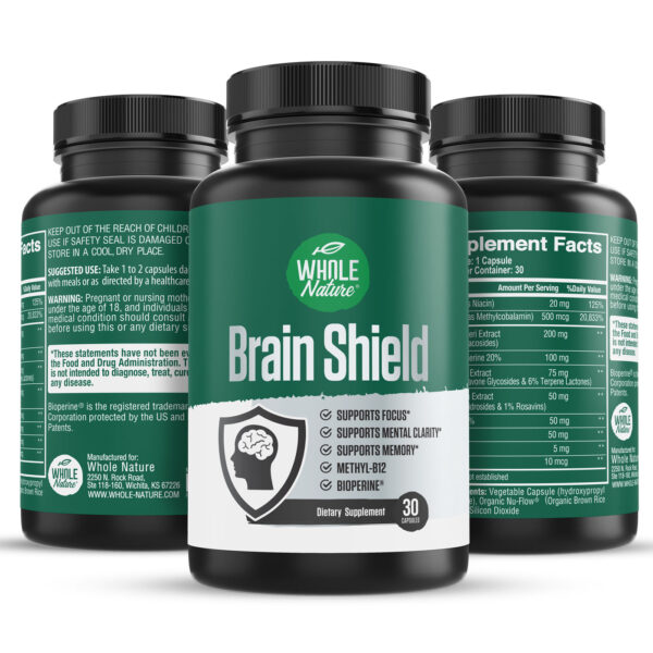 Whole Nature Brain Nootropic Supplement - Image 2