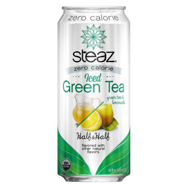 Steaz ZERO Calorie Half N Half Iced Tea (12x16 Oz) - Image 4