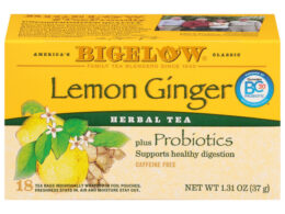 Bigelow Tea Herb Plus Probiotics Lemon Ginger (6x18 Bag )