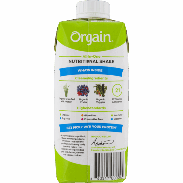 Organic Organic Nutrition Shake Cafe Mocha 4 Cartons (Pack of 3 Boxes) - Image 4