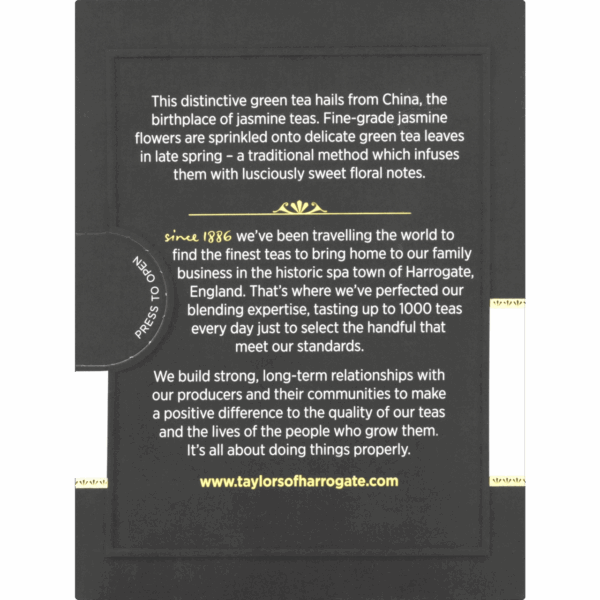 Taylors Of Harrogate Jasmine Green Tea (6x20BAG ) - Image 2