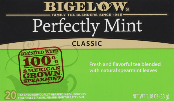 Bigelow Perfectly Mint Tea 20 Tea Bags (Pack of 6 Boxes) - Image 2