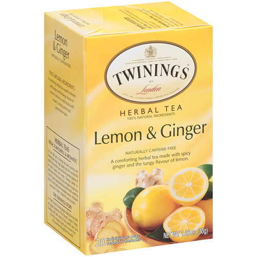 Twinings Lemon & Ginger Tea (6x20 Bag) - Image 5