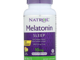 Natrol Melatonin Sleep 10 mg Fast Dissolving Citrus Tablets 60 Tablets