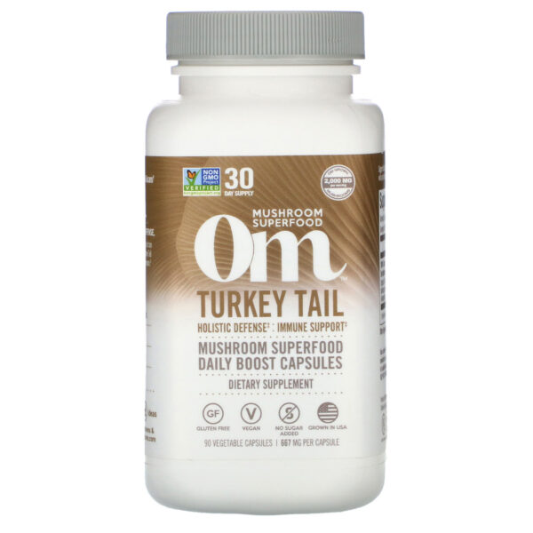 OM Turkey Tail Mushroom Superfood 90 Capsules