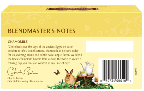 Celestial Seasonings Chamomile Tea 20 Tea Bags (Pack of 6 Boxes)