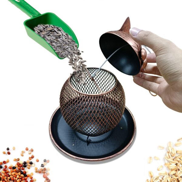Cat Haven Bird Feeder: Charming Handmade Outdoor Decor For Feathered Friends - Image 4