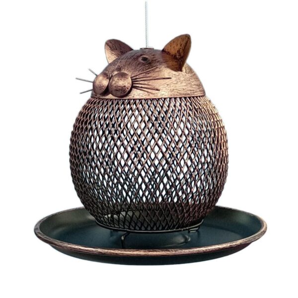 Cat Haven Bird Feeder: Charming Handmade Outdoor Decor For Feathered Friends - Image 3