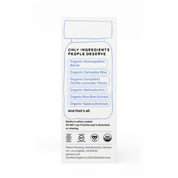 Genexa Organic Sleepology 60 Tablets - Image 7