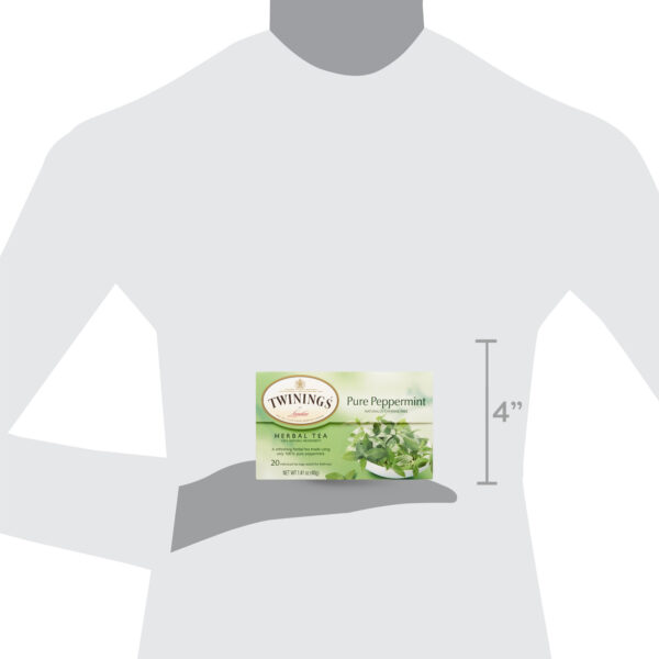 Twinings Pure Peppermint Tea (6x20 Bag) - Image 7