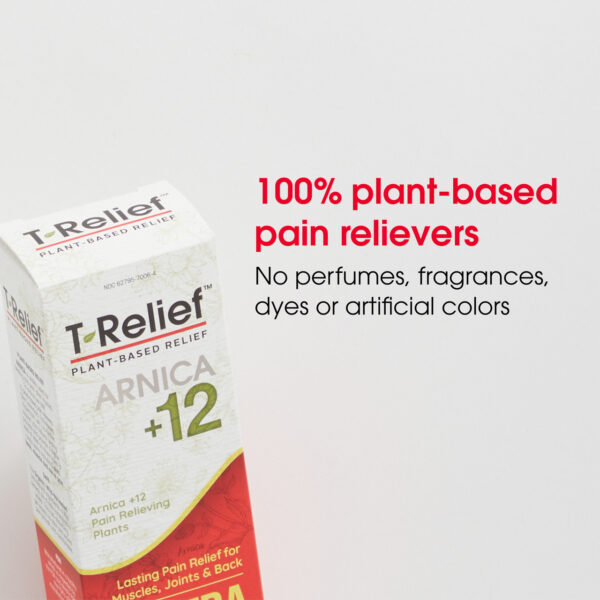 T-Relief Arnica+12 Extra Strength Pain Relief Gel 3 oz - Image 2