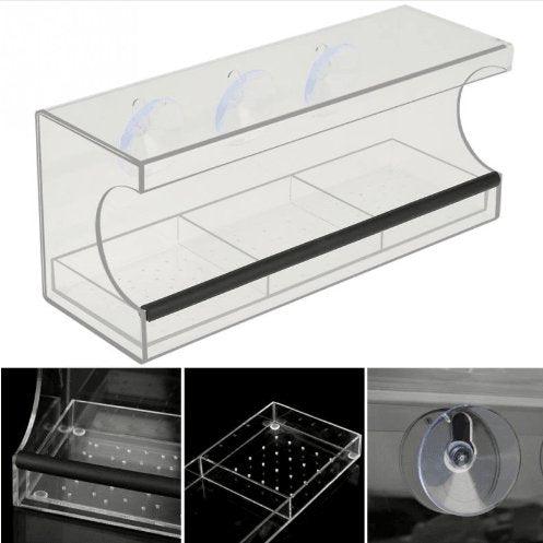 Crystal Clear Acrylic Pet Feeder - Image 2