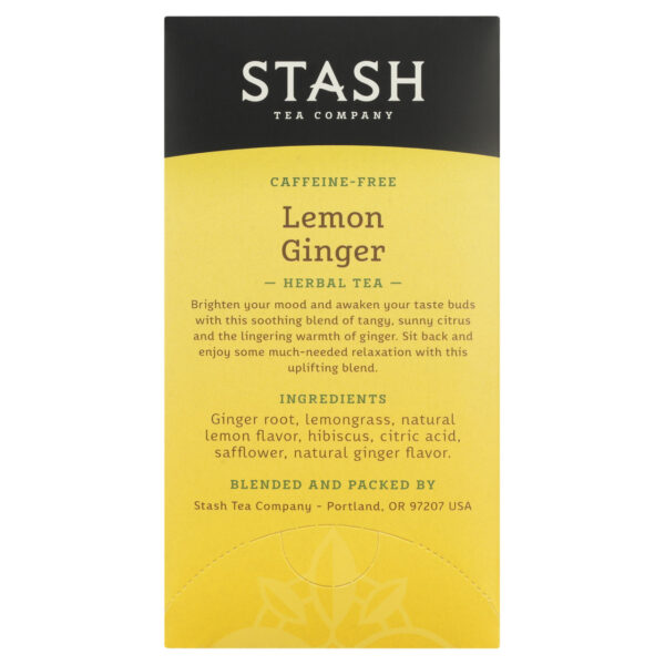 Stash Tea Lemon Ginger Tea (6x20 CT) - Image 7