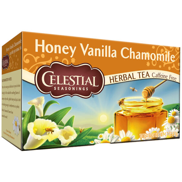 Celestial Seasonings Honey Vanilla Chamomile Herbal Tea 20 Tea Bags (Pack of 6 Boxes) - Image 7