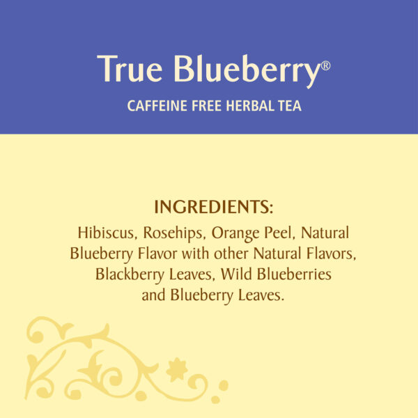 Celestial Seasonings True Blueberry Herb Tea (6x20 bag) - Image 3