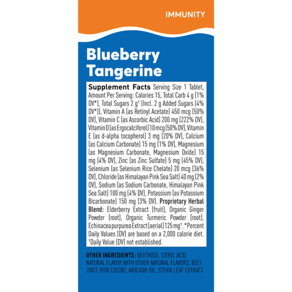 Nuun Daily Hydration Blueberry Tangerine Immunity Support 10 Tablets (Pack of 8) - Image 7