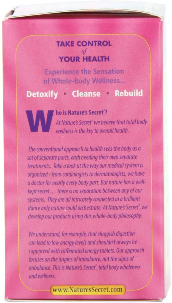 Nature's Secret Urinary Cleanse & Flush (1x60 CAP) - Image 6