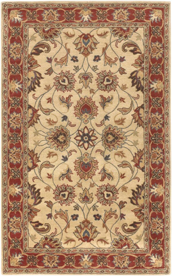 Cherryfield Hand Tufted Brown & Rust 1001 Wool Rug - Image 15