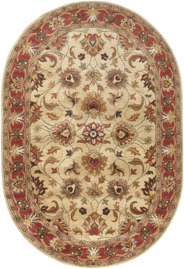 Cherryfield Hand Tufted Brown & Rust 1001 Wool Rug - Image 10