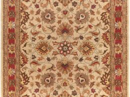Cherryfield Hand Tufted Brown & Rust 1001 Wool Rug