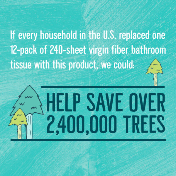 Seventh Generation Bath Tissue, 100% Recycled 300shts (4x12 CT) - Image 6