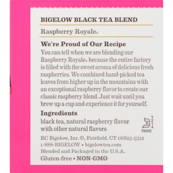 Bigelow Raspberry Royale Tea (6x20 Bag ) - Image 6