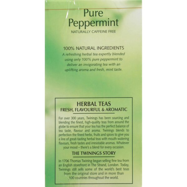 Twinings Pure Peppermint Tea (6x20 Bag) - Image 12