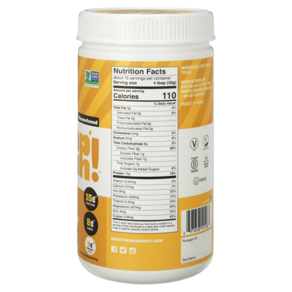 Manitoba Harvest Hemp Protein Powder (1x16 Oz) - Image 9
