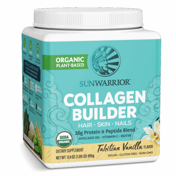 Sunwarrior Organic Collagen Builder Tahitian Vanilla 17.6 oz