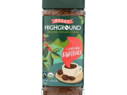 High Ground Organic Decaf Instant Coffee 3.53 oz (Pack of 6)
