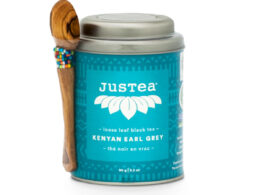 Justea Loose Leaf Kenyan Earl Grey Black Tea 3.2 oz (Pack of 6)