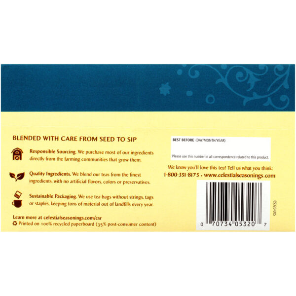 Celestial Seasonings Mint Magic Tea 20 Tea Bags (Pack of 6 Boxes) - Image 2