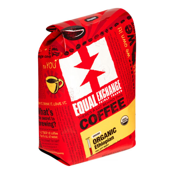 Equal Exchange Organic Ethiopian Ground Coffee 12 oz (Pack of 6) - Image 2