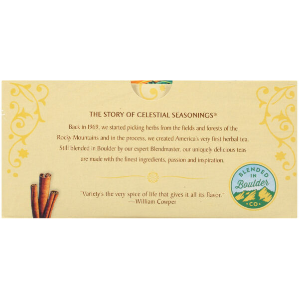 Celestial Seasonings Bengal Spice Herb Tea (6x20 Bags) - Image 5