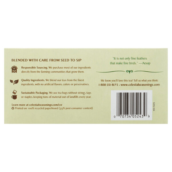 Celestial Seasonings Herbal Tea Sampler (6x18 Bag) - Image 5