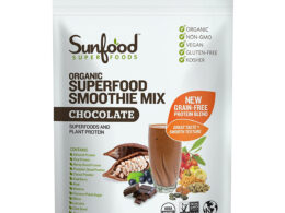 Sunfood Organic Chocolate Superfood Smoothie Mix 8 oz