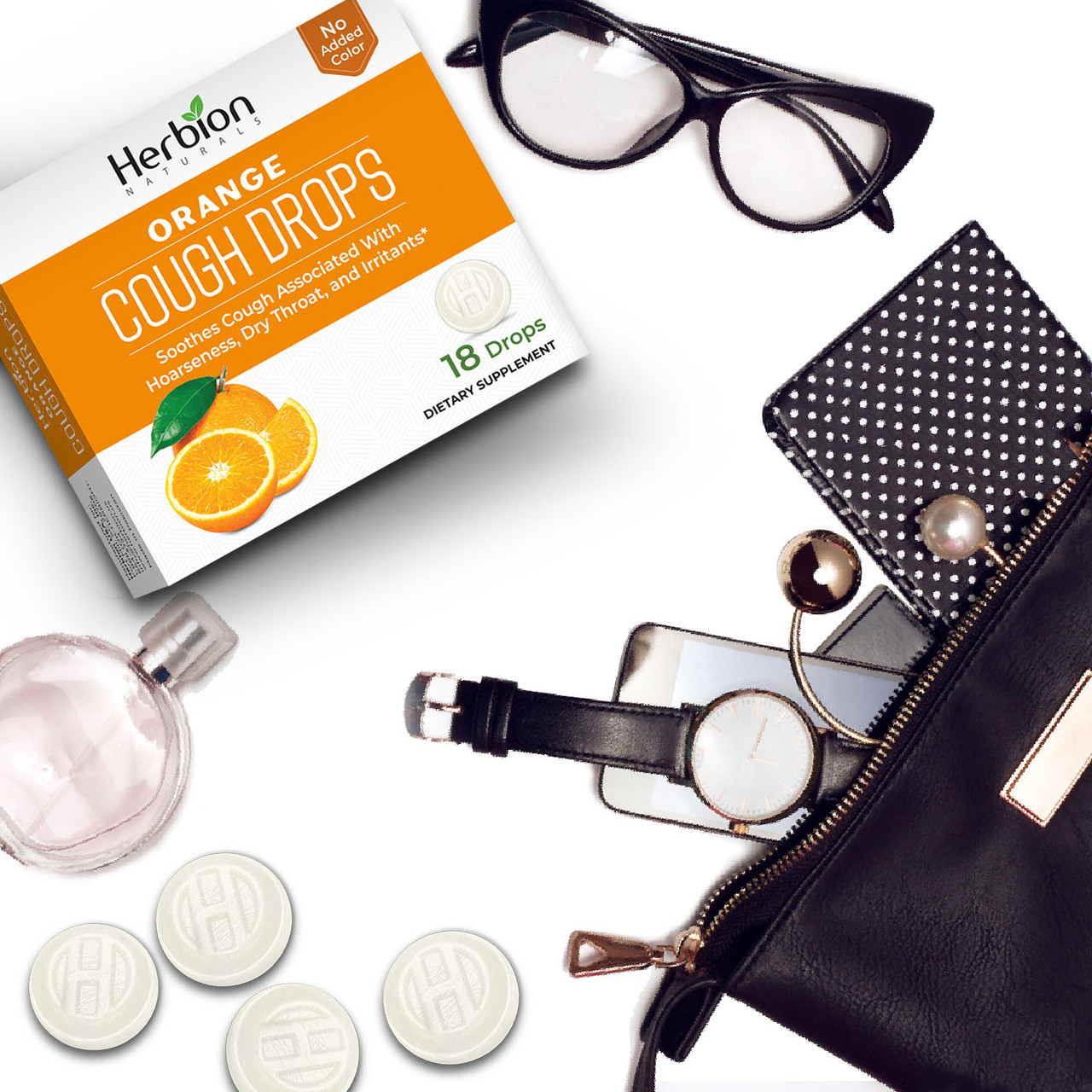 Herbion Naturals Organge Cough Drops 18 Drops - Image 6